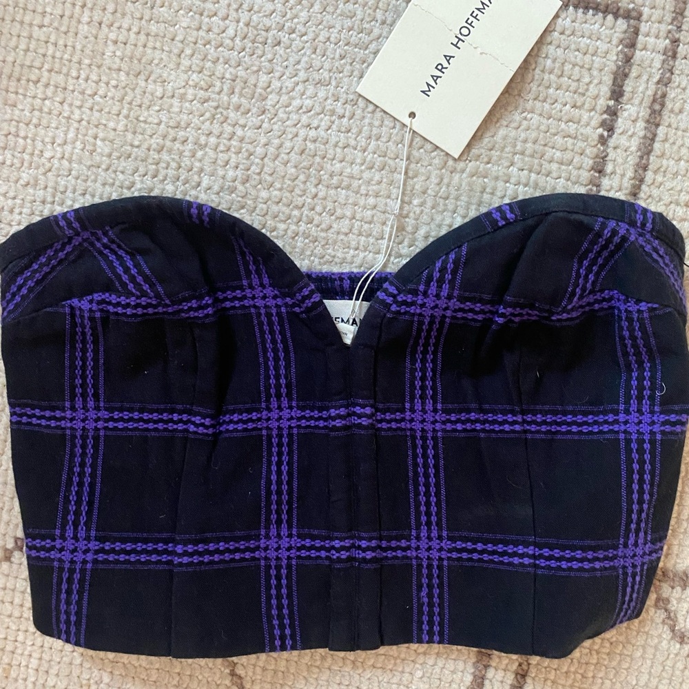 Mara Hoffman Structured crop top, size 8